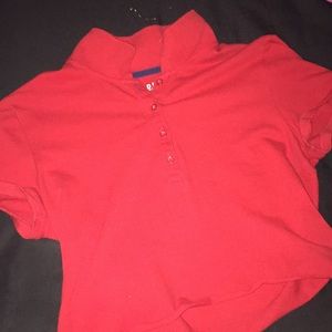 Cropped And Collared Old Navy Tee